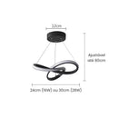 Luminária Sinuosa Pendente LED